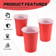 thumbnail image 5 of 50Pcs/Set 450Ml Red Plastic Cup Party Cup Bar Restaurant Supplies Household Items for Hom, 5 of 5