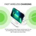 thumbnail image 4 of Belkin Quick Charge Wireless Charger + Bluetooth Speaker - Qi-Certified Charger Stand for iPhone, Samsung Galaxy & More - Charge While Listening to Music, Streaming Videos, & Video Calling - White, 4 of 9