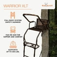 thumbnail image 3 of Big Game Warrior DXT 17' Deer Hunting Ladders, Tree Stand and Flex-Tek Seat, 3 of 13