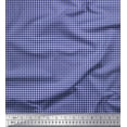 thumbnail image 1 of Soimoi Blue polyester Crepe Fabric Diamond Geometric Decor Fabric Printed Yard 52 Inch Wide, 1 of 5