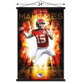 thumbnail image 5 of NFL Kansas City Chiefs - Patrick Mahomes II 18 Wall Poster with Magnetic Frame, 22.375" x 34", 5 of 6
