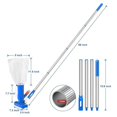 thumbnail image 3 of Toudaret Pool Leaf Vacuum Pool Skimmer Attachment Swimming Pool Spa Vacuum Cleaner with Brush Lengthened Pole Remove Leaf Insects Debris Eu/us Plug for Pool, 3 of 8