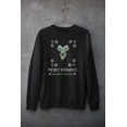 thumbnail image 5 of Old Glory Mens Christmas Merry Krampus Ugly Xmas Sweater Long Sleeve Sweatshirt, 5 of 5