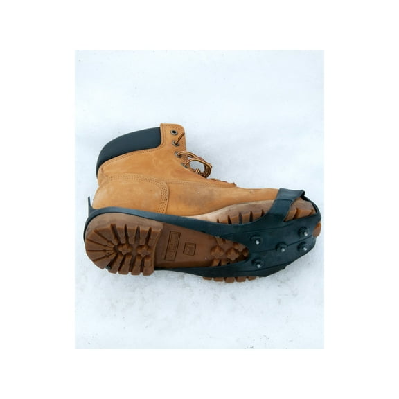 Winter Shoe Ice Treads -Men's Snow Cleat Traction with Steel Spikes, S