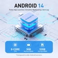 thumbnail image 4 of Reproductor MP3 AGPTEK T08X 4" Android 14 160GB Bluetooth WiFi, 4 of 8