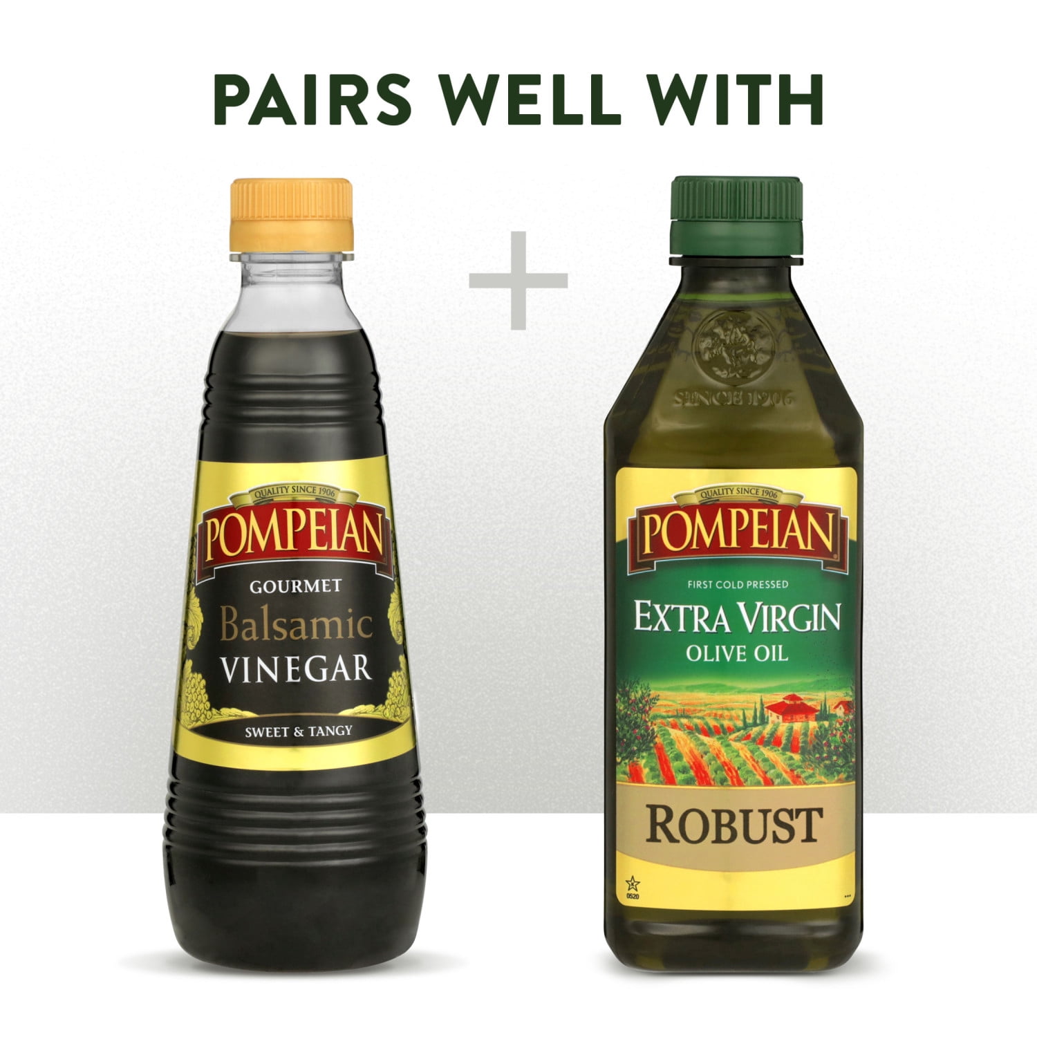 (2 pack) Pompeian Balsamic Vinegar - 16 fl oz