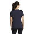 thumbnail image 2 of Sport-Tek Ladies Posi-UV Pro Scoop Neck Tee. LST420 3XL True Navy, 2 of 4