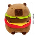 thumbnail image 3 of 40CM Juguete de Peluche de Capibara, Lindo Animal de Peluche de Capibara, Realista Lindo Relleno Capibara Peluche decoración del hogar muñeca de Juguete Suave Regalos para niños Adultos, 3 of 6