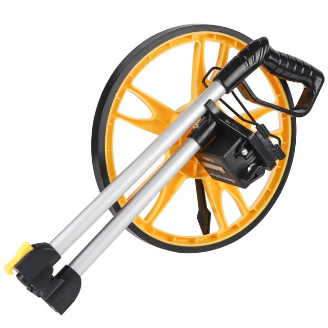 Foldable Mechanical Distance Measuring Wheel for Accurate Measurement of Roads, Pavements or Land with Wear - Resisting & Durable Features
