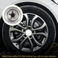 thumbnail image 3 of Ofertas únicas 1 juego 302 tuerca de bloqueo de rueda llave de extracción de tuerca antirrobo para Mercedes Benz con casquillo protector para tuerca, 3 of 7