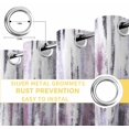 thumbnail image 6 of Purple Vintage Blackout Curtains for Bedroom/Living Room, Thermal Insulated Kitchen Curtains, Striped Painting Retro Abstract Art Grommet Darkening Window Treatment Drapes 52"x63"x2, 6 of 8