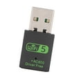 thumbnail image 2 of Card Adapter Usb Wifi  Adapter   Card Adapter Professional 600Mbps 2.4G 5G Dual Band USB WiFi  5.0 Adapter For Desktop Laptop PC, 2 of 8