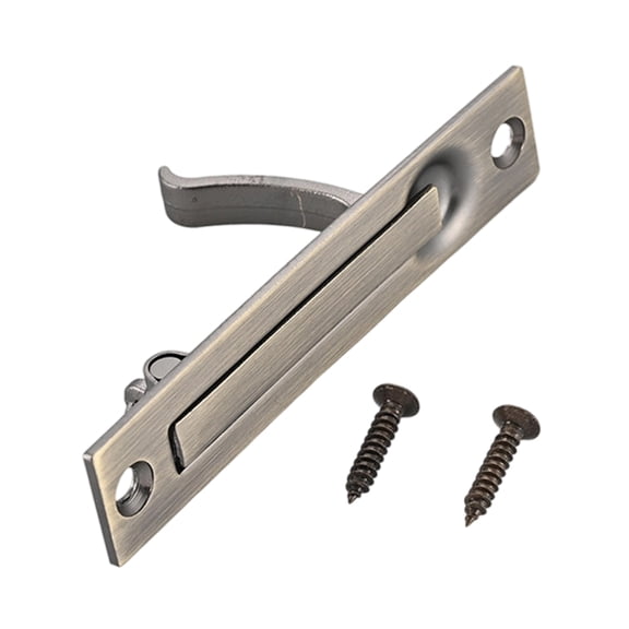 Brushed Silver Pocket Door Hardware Durability Zincs Alloys Flush Edges Handles Easyly Installation