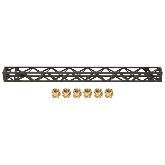 Soporte de guía de riel lineal, pórtico de impresora 3D mecanizado CNC de alta precisión, hueco de 7,9 pulgadas de largo, para VORON 0,1