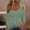 Green, variant on Ofreoo 2024 Women's Fashion Casual Solid Color Shoulder Leakage Short Sleeve Pullover Short Sleeve Top Women Tops and Blouses Great Gifts for Less