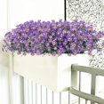 4Pcs Artificial Daisy Flowers Artificial Flowers Green Plastic Shrubs