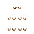 thumbnail image 2 of Minnieouse 1 par de aretes en forma de U con estampado de leopardo para niñas adolescentes Light Tortie tortuga ligera 5piezas Minnieouse CBP234266, 2 of 6