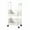 A, variant on YOTQUSKI 3 Tier Small Cart, Book Toy Rnack Shelf, Rolling Cart Organizer, White Utility Cart on Wheels for Toys, Snacks, Books, Daily Necessities