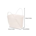 thumbnail image 4 of LEFXSMR Handheld Shower Basket, Reinforced Shower Caddy Portable for Toiletries, Bathroom Caddy for Dorm Gym Beach Swim Camping, Beige, 4 of 7