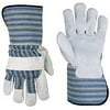 Clc-2048X Split Leather Palm Work Gloves with Extended Safety Cuff - XL