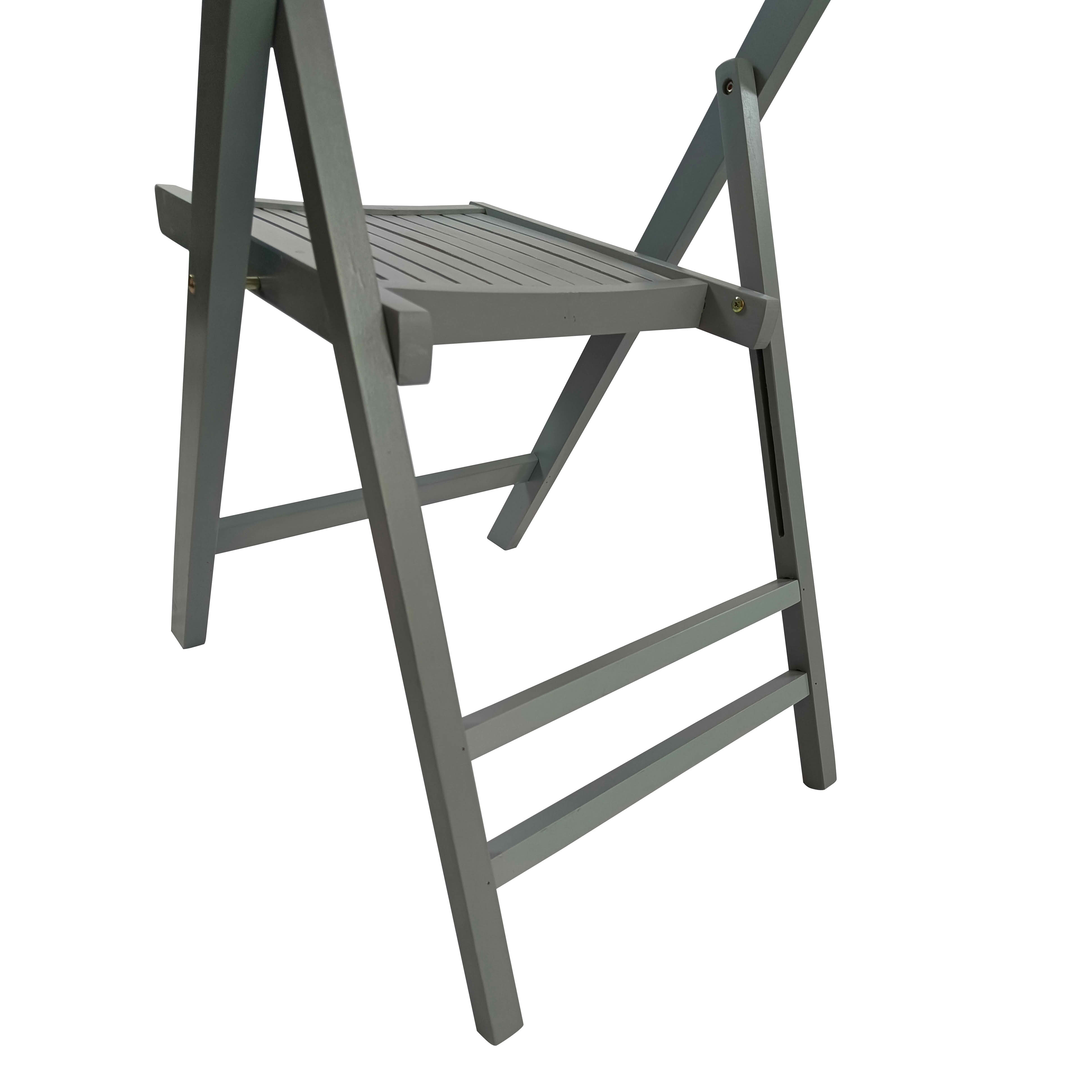 MAYEERTY Set of 4 Honey Solid Wood Slatted Folding Chairs, Portable Foldable Event Dining Chairs for Indoor Outdoor Wedding Kitchen Balcony, Holds 200 LBS