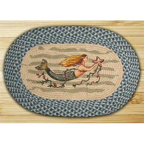 Earth Rugs 65-245M Mermaid Oval Patch