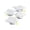 White, variant on Fun Express Kids’ White Felt Elementary School Graduation Mortarboard Hats - 36 Pieces