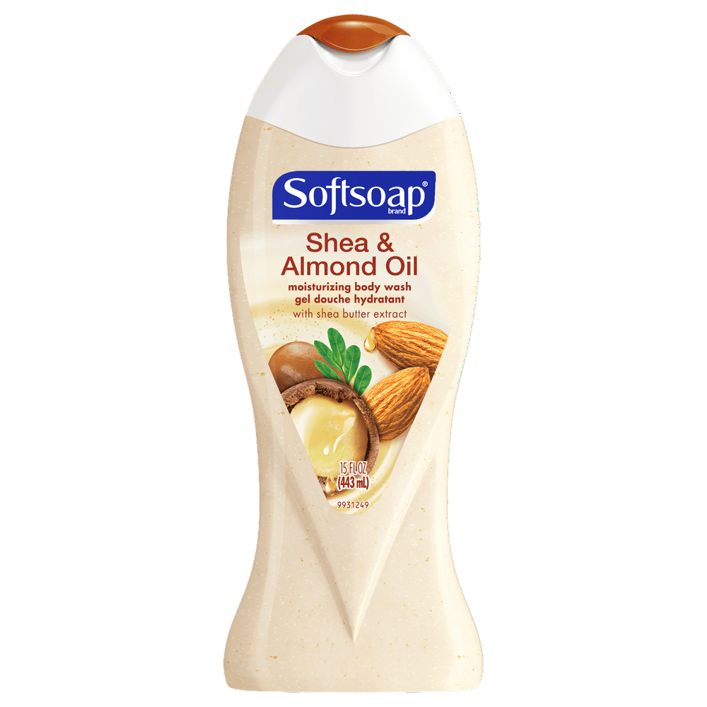 Softsoap Moisturizing Body Wash, Shea & Almond Oil, 15 Ounce Walmart