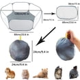 thumbnail image 4 of Corral para Mascotas GABraden, Tienda para Pequeños Animales y Reptiles, Jaula Gris, 4 of 7