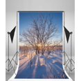 thumbnail image 1 of Telón de fondo ABPHQTO 150x220cm de invierno Navidad Paisaje cubierto de nieve Selva Bosque, 1 of 3