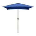 thumbnail image 2 of Ultrashades 6.5 ft Square Outdoor Patio Market Umbrella with Push Button Tilt and Crank Handle, Navy, 2 of 7