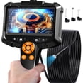 thumbnail image 1 of Endoscope Camera with Light, 1080P HD Borescope with 8 Adjustable Lights, 4.3" Endoscope with 16.4 ft Semi-Rigid Snake Camera, IP67 Waterproof Boresc, 1 of 8