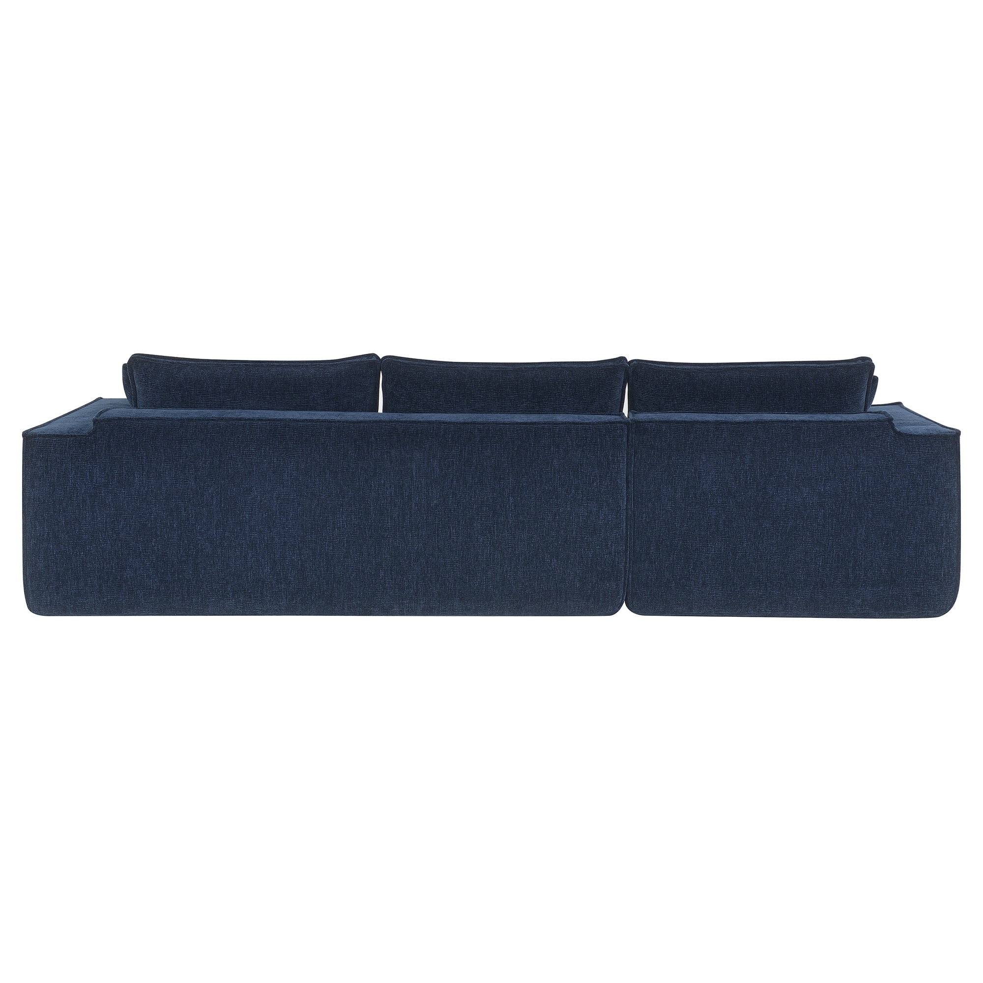MAYEERTY 111.5x72" Minimalist Modular Sectional Sofa - Wrinkle-Resistant Chenille L-Shaped Couch, 2PC Free Combination No Assembly, 3 Colors