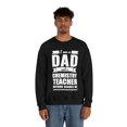 thumbnail image 4 of Dad Chemistry Teacher Nothing Scares me Fathers Day Unisex Sweatshirt S-2XL, 4 of 6