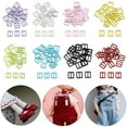thumbnail image 5 of 20/40pcs Newest Stuffed Toys Mini Ultra-small Diy Dolls Buckles Belt Buttons Doll Bags Accessories Tri-glide Buckle RED 40PCS, 5 of 8