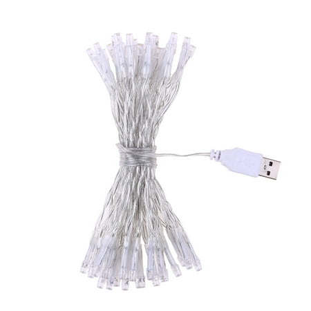 

wendunide led lights for bedroom 4 Meters 40 Lights USB Decorative Light String Indoor Holiday Party Light Post