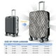 thumbnail image 4 of Balery Black White Stripes Funda de equipaje, fundas para maletas, elástica, lavable, protector de maletas, compatible con maletas de 18 a 32 pulgadas-X-Large, 4 of 7