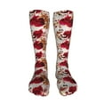 thumbnail image 5 of Rateoe Lilies Flowers print Women's Men's Novelty 20in Crew Socks Cotton Socks Knee High Socks for Walking,Running,Nurses,Pregnancy-One Size, 5 of 8