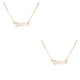 thumbnail image 1 of Collar del zodiaco Sonducket con colgante delicado en oro rosa, 1 of 6