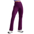 thumbnail image 2 of Pantalones CRZ YOGA Butterluxe de cintura alta acampanados, ciruela, magenta, XS, 2 of 6