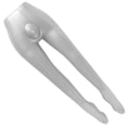 thumbnail image 4 of MasteelfCA Inflatable Mannequin Model Male Leg Mannequin Half Body Mannequin for Displaying Trousers, 4 of 9