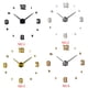 thumbnail image 3 of Reloj de pared Reloj de espejo Metal Número simple Etiqueta DIY 3D Morden Mute Decoración de la sala de estar Inevent JJ24735-01B, 3 of 6