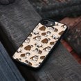 thumbnail image 4 of WIRESTER Shockproof Soft Rubber Cover Case for Apple iPhone 16e 6.1" 2025, Brindle Brown English Bulldog Funny Playful Postures On Brown, 4 of 5