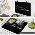 thumbnail image 2 of Stove Covers Ceramic Glass Cook Electric Top Protector 28.5 x 20.5 inch with 2 Hooks Black, 2 of 6