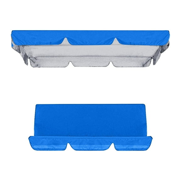 Large Replacement Cover for 3-Seat Outdoor Patio Chair with Foldable Design and 210D Polyester Fabric