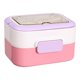 thumbnail image 2 of Contenedor de almacenamiento de alimentos Bento Box | Lonchera a prueba de fugas Preparación de comidas portátil para adultos | Plástico multicompartimento de acero inoxidable | Control de porciones, 2 of 8