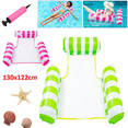 thumbnail image 2 of Inflatable Floating Water Hammock Float Pool Lounge Bed Swimming Chair Toy Beach, 2 of 4