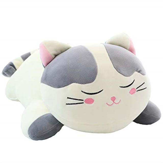 40/55cm Pink Sleepy Animal Body Pillow Cushion Plush Toys Doll Large Pig style 