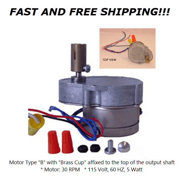 Marvy BARBER POLE TYPE "B" ELECTRIC MOTOR (NEW) SALE PRICE! FASTFREE