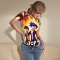 thumbnail image 3 of Rocae Roblox pour une Pièce Col Rond Manches Courtes Justaucorps pour Femmes Justaucorps Basique Décontracté Combinaison Quotidienne T-Shirts-Moyen, 3 of 7